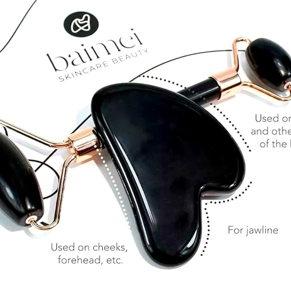 JADE ROLLER Focus on your beauty green box set, brand new unopened, stock photo - Picture 2 of 6